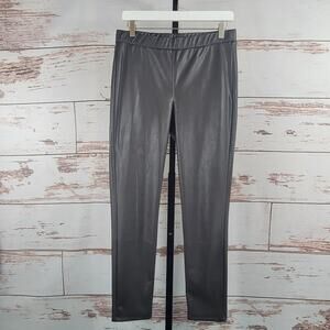 MaxMara Leisure Vegan Leather Ornella Leggings Brown